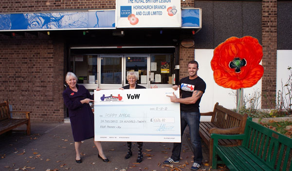 VoW raise funds for the Poppy appeal